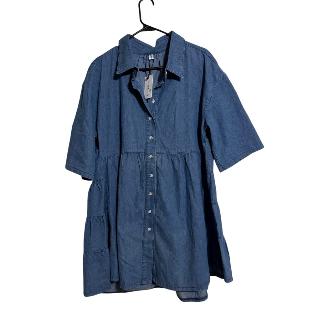 They Look NWT Jean material dress wome size 2X